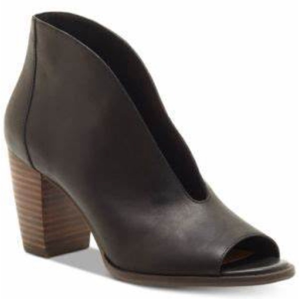 Lucky Brand Black Heeled Boots